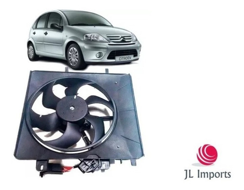 Imagem 4 de 6 de Eletroventilador Ventoinha Citroen C3 2003 À 2008 Com Módulo