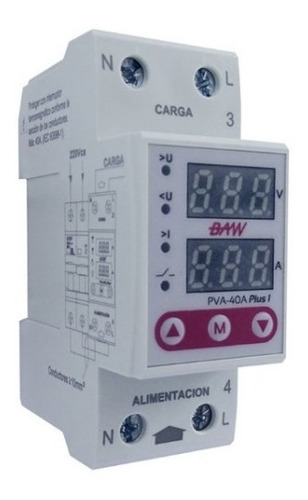 Protector Digital Integral Voltamperometrico Monofasico 40 A