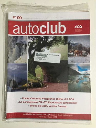 Revista Autoclub # 199 Sin Abrir-cerrada-nueva