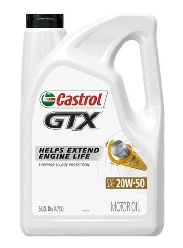 Aceite Castrol Gtx Galon 3.78 Litros 20w50
