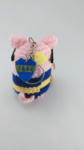 Amigurumi Cerditos Crochet 7cm Llavero Boca Anteojos