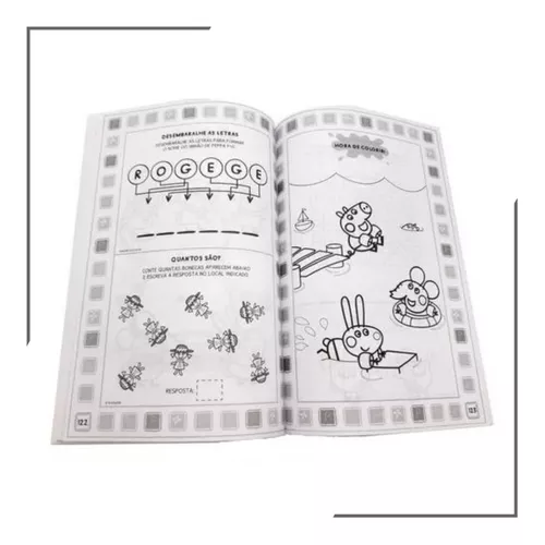 Livro 365 Desenhos Para Colorir Peppa Pig