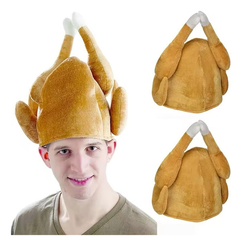 Gorro Pavo Sombrero Forma De Pavo Pollo Navidad Thanksgiving