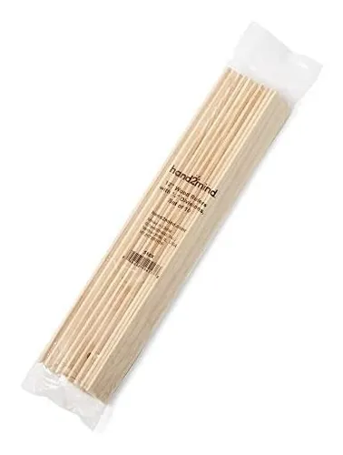 Reglas De Madera Hand2mind De 12 Pulgadas Con Divisiones De