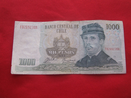 Chile 1000 Pesos 1993 Zalher - Marshall