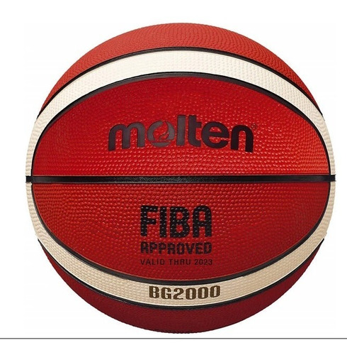 Balon De Basketball Molten Bg2000 N°7 (aprobada Por Fiba)