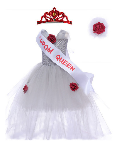 Conjunto Disfraz Halloween Para Vestido Princesa Para Niños
