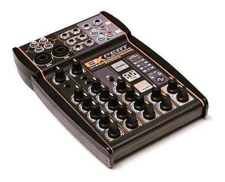 Mesa De Som Expert Mx-2 Automotiva Entrada Aux Mic P10 Xrl