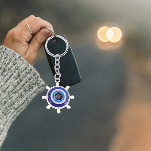 Llavero Con Forma De Ojo, Diseño De Ojos Azules, Diseño De D