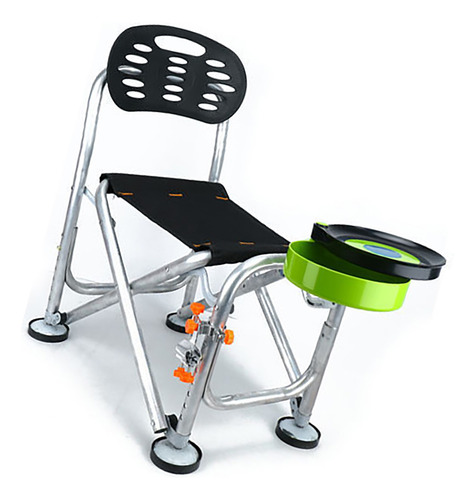 Silla De Pesca Plegable De Aleación De Aluminio De 6 Niveles