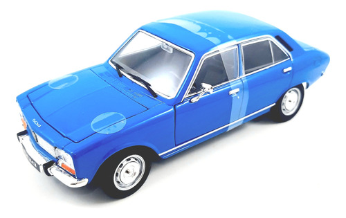 Peugeot 504 Welly Escala 1/24 Color Azul