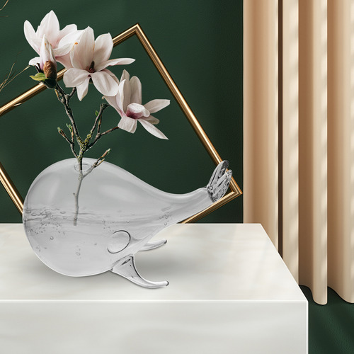 Bombilla De Cristal Para Jarrón Vases Whale