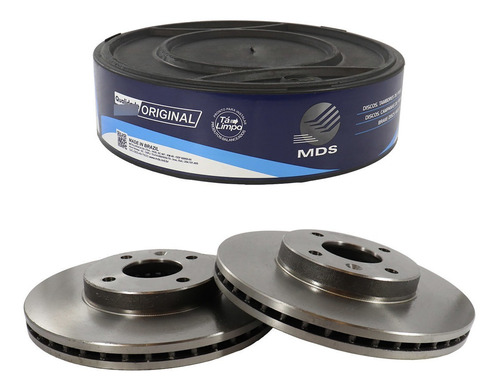 Kit Disco Pastilha Dianteira Spin 1.8 De 2012 A 2016