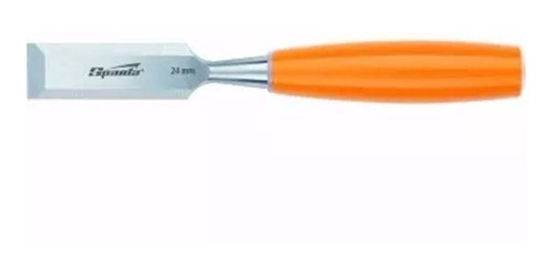 Imagem 4 de 4 de Formão Chanfrado 32mm Aço Carbono Temperado Cabo Plastico