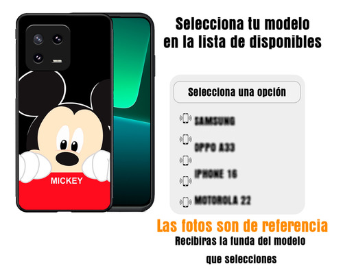 Funda + Extra Para Xiaomi, Poco (todos) Mikey Mouse Xiaomi Poco C40