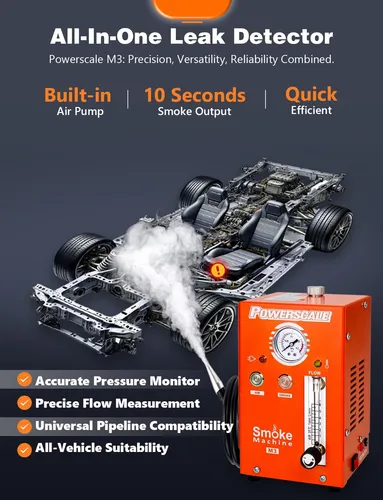 Powerscale Maquina De Humo Automotriz M3 Bomba De Aire Incor