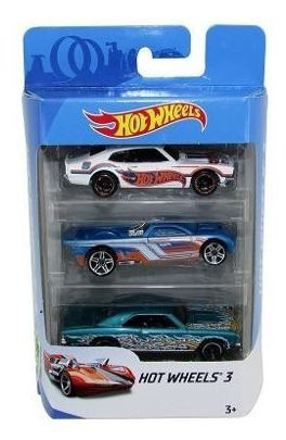 Set De Autos Surtidos X 3  Hot Wheels Mattel