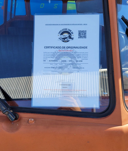 Volkswagen Kombi 1.5 Std 8v Gasolina 3p Manual 1973/1973
