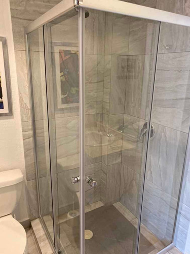 Imagen 5 de 9 de Cancel De Baño En Cristal Templado 90x90 Escuadra
