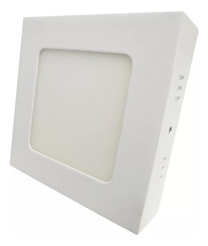 Plafón Led Cuadrado 30w Para Aplicar Luz Fria Color Blanco TBCin