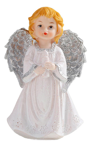 Figura De Ángel Estatua De Niña Adorno De Escritorio