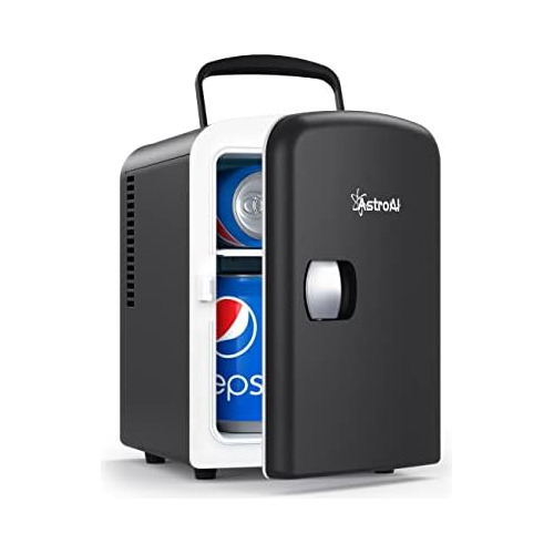 Mini Nevera, 4 Litros/6 Latas Ac/dc Refrigerador Termoe...