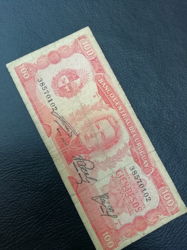 Billete De 100 Pesos Uruguayos Serie A
