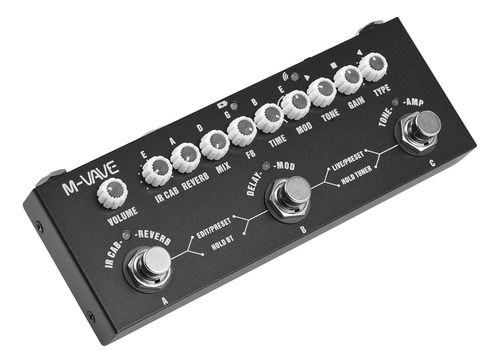 - Guitarra Eléctrica Multifuncional Portátil M-vave Cube
