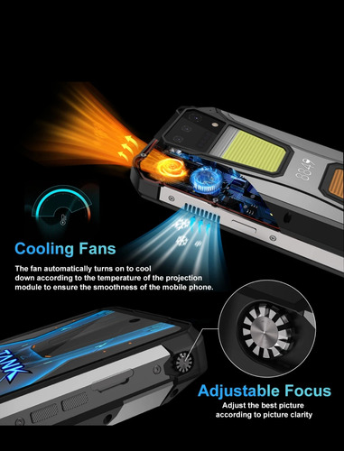Unihertz Tank3 Pro 32gb 512gb 5g,com Projetor