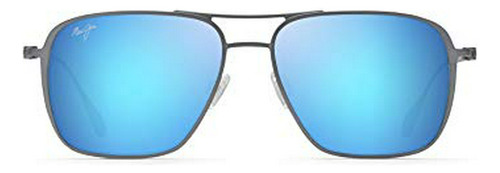 Lentes De Sol - Maui Jim Beaches Asian Fit Aviator Sunglasse