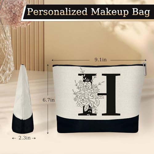 Taza De Vidrio Personalizada Y Set De Bolsa De Maquillaje -