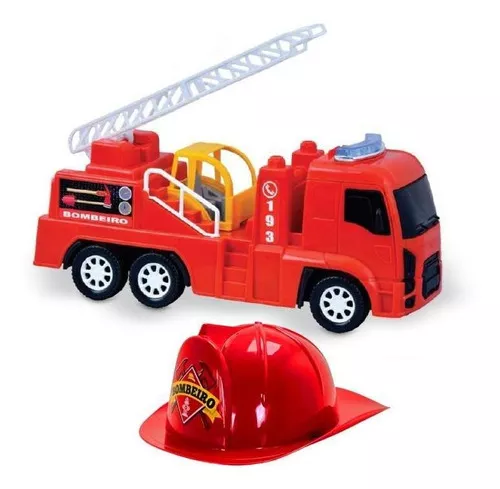 Caminhao bombeiros brinquedo gigante