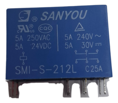 Relay Doble Inv 12v 5a Smi-s-212l