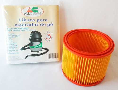 Saco + Filtro Sanfonado Electrolux Wap A10 Antigo