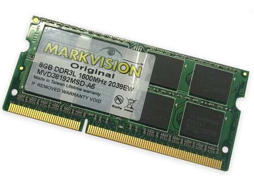 Memoria RAM color verde 8GB 1 Markvision MVD38192MSD-A6