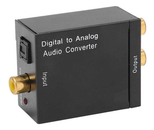 Convertidor de audio óptico digital a analógico Rca