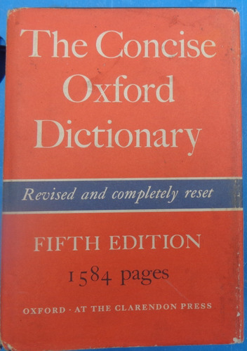 The Concise Oxford Dictionary