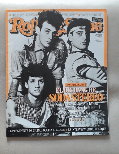 Revista Rolling Stone Soda Stereo N° 167 Febrero 2012