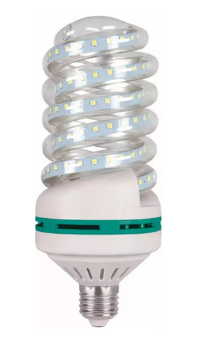 Foco Led Ahorrador 9w Espiral Luz De Dia Base E27 30 Piezas Luz Blanco Frío