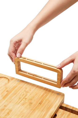 Itopfox Juego De Tablas De Queso De BambĂș Y Cuchillos Para C