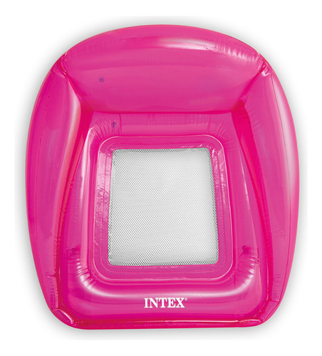 Flotador Asiento Para Piscina Con Malla Colores Intex 56802 Rosa