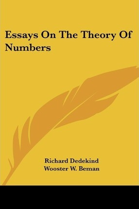 Libro Essays On The Theory Of Numbers - Richard Dedekind