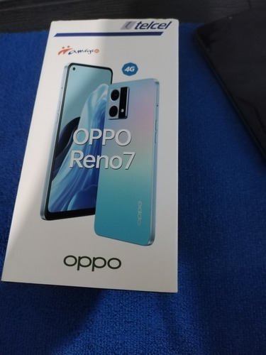 Celular Oppo Reno 7 128gb Color Azul Para Piezas O Reparar Agua (Usado)