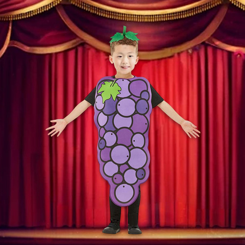 Disfraz De Uva Para Niños Cosplay Disfraz De Fruta De
