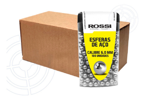 Imagem 1 de 6 de Kit C11 6mm - 600 Esferas De Aço + 10 Co2 + Silicone