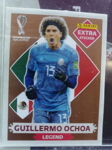 Panini Extra Bronce Guillermo Memo Ochoa Mexico