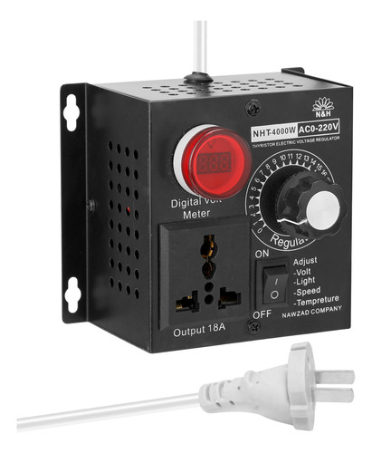 Regulador De Voltaje, Voltaje: Luz Ajustable De 4000 W Ac110