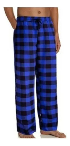 Pantalones A Cuadros Para Hombre Pijamas Sueltos Causales