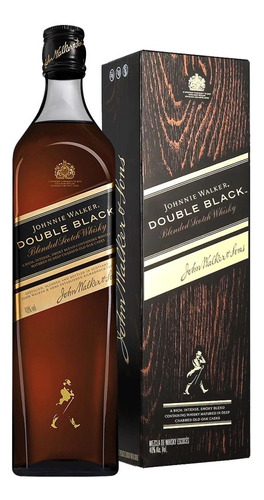 Whisky Johnnie Walker Doble Black 750ml Con Estuche 