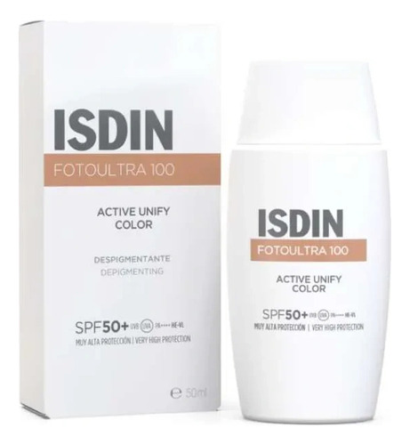 Isdin Foto 100 Active Unify Color Fusion Fluid Fps 50 50 Ml.